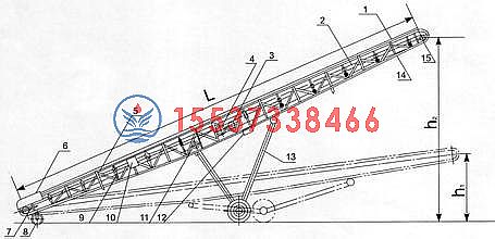 DY移動式皮帶輸送機