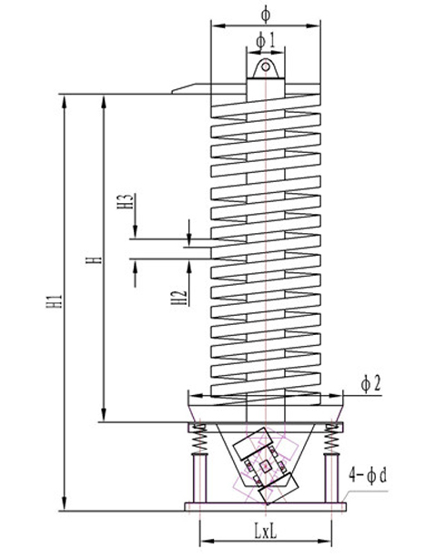物料提升機結(jié)構(gòu)圖紙